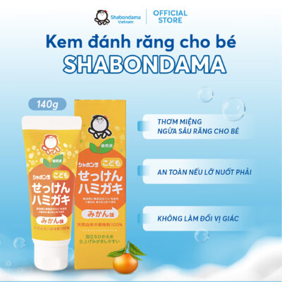 kem đánh răng Nhật Bản cho bé 