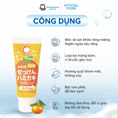 kem đánh răng trẻ em