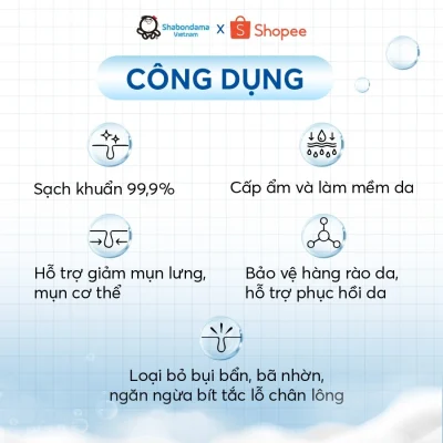 Công dụng xà phòng shabondama